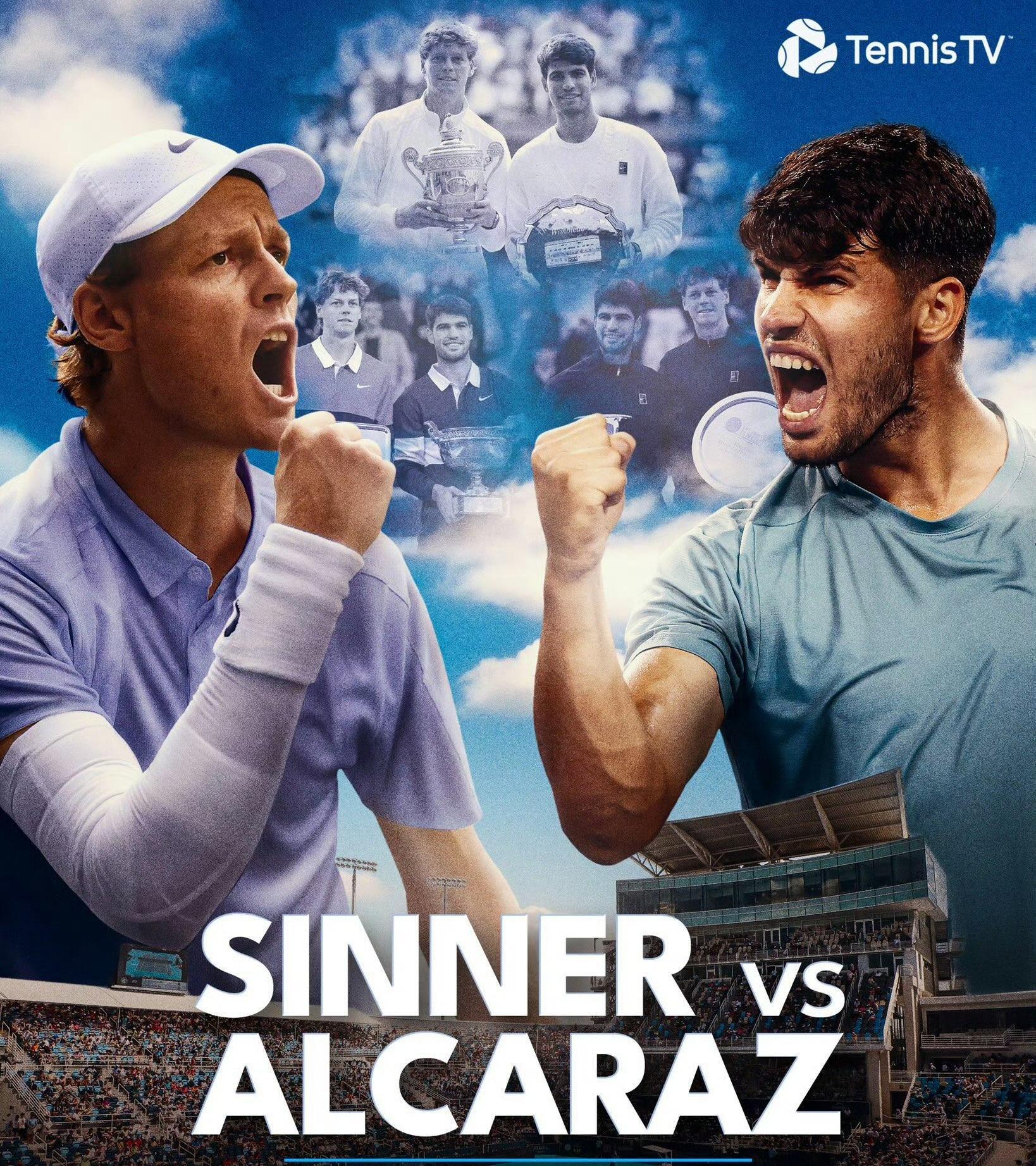 蒙特卡洛大师赛横扫联合杯，辛纳统治全场